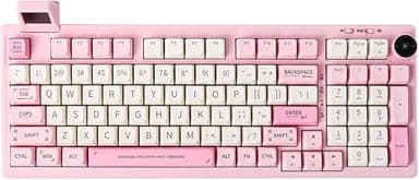 EPOMAKER RT100 Teclado Gaming Mecánico con Pantalla Personalizable para Win/Mac, Hot Swappable Socket